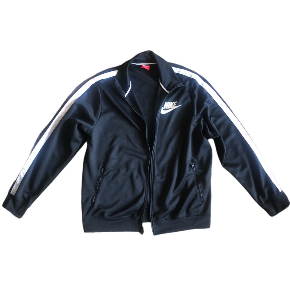 Nike Track Men’s Jacket Black Zipper Pockets XXL